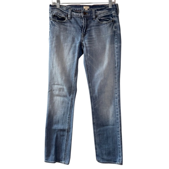 J. Crew Denim - J Crew Stretch Straight Leg Low Rise Jeans Pants Womens 27S (waist meas 30)